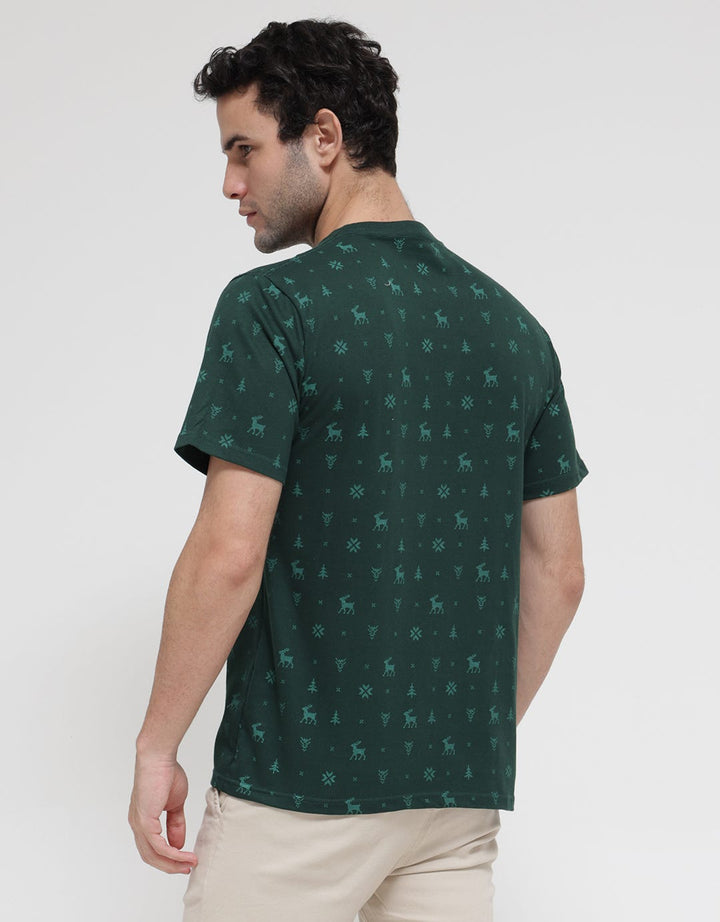 T Zone Short Sleeve T-Shirt Print Xmas Coll 2023