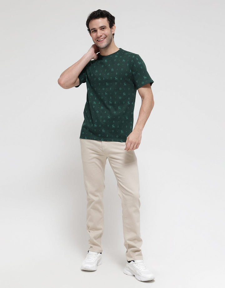 T Zone Short Sleeve T-Shirt Print Xmas Coll 2023