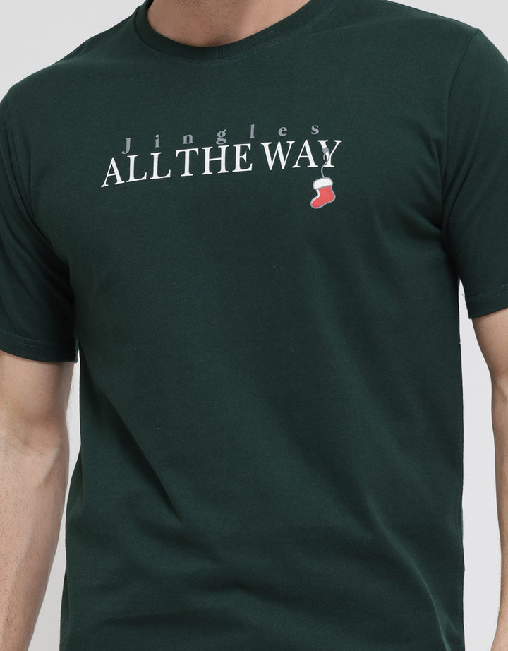 T Zone Short Sleeve T-Shirt Print Xmas Coll 2023 - Jingles All The Way