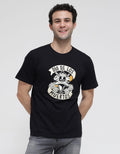 T Zone Short Sleeve T-Shirt Wb Halloween - Looney Tunes Daffy Duck Dia De Los Muertos