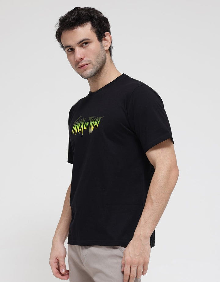 T Zone Short Sleeve T-Shirt Wb Halloween - Looney Tunes Bugs Bunny Trick Or Treat Backprint