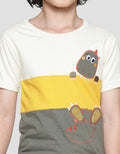 Little M Dino Sewn Kaos Anak Laki-laki