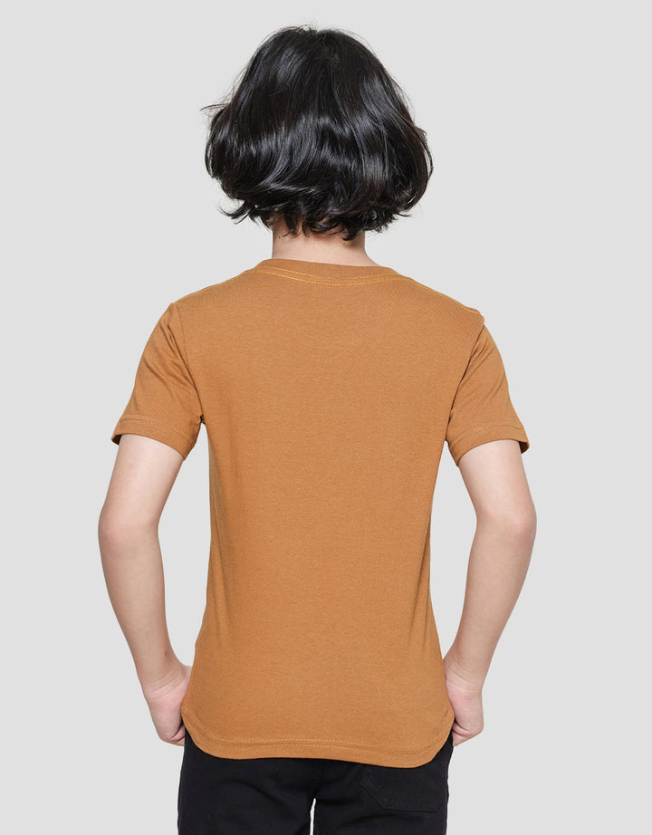 Little M Boys Short Sleeve T-shirt Dinosaur Print Application