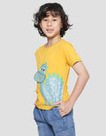 Little M Snack Pocket Dino Kaos Anak Laki-laki