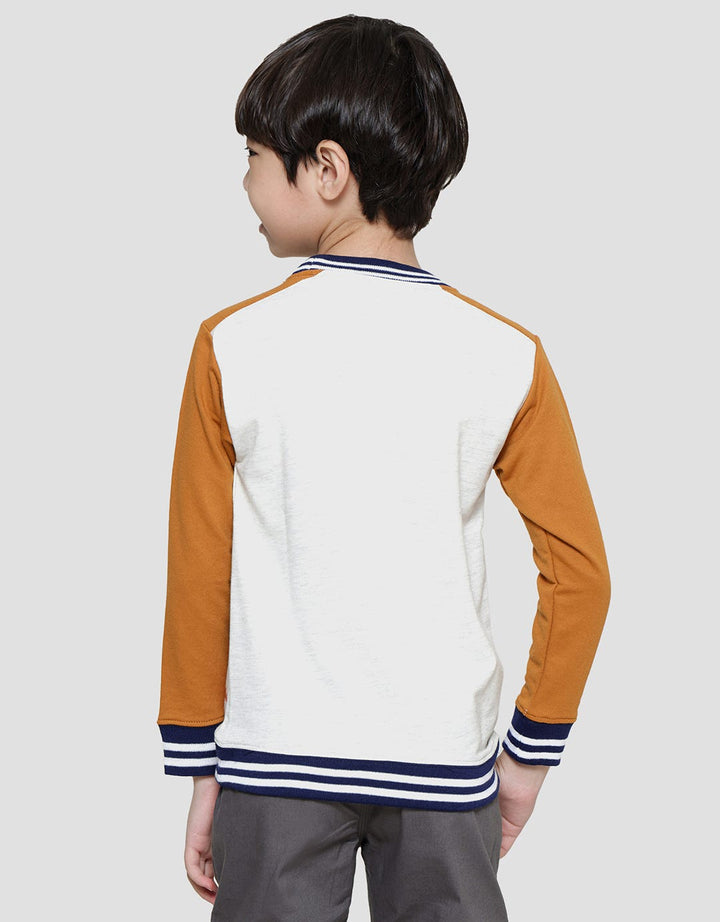 Little M Dino Print Sweater Anak Laki-laki