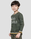 Little M Dino Wold Sweater Anak Laki-laki
