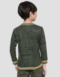 Little M Dino Wold Sweater Anak Laki-laki