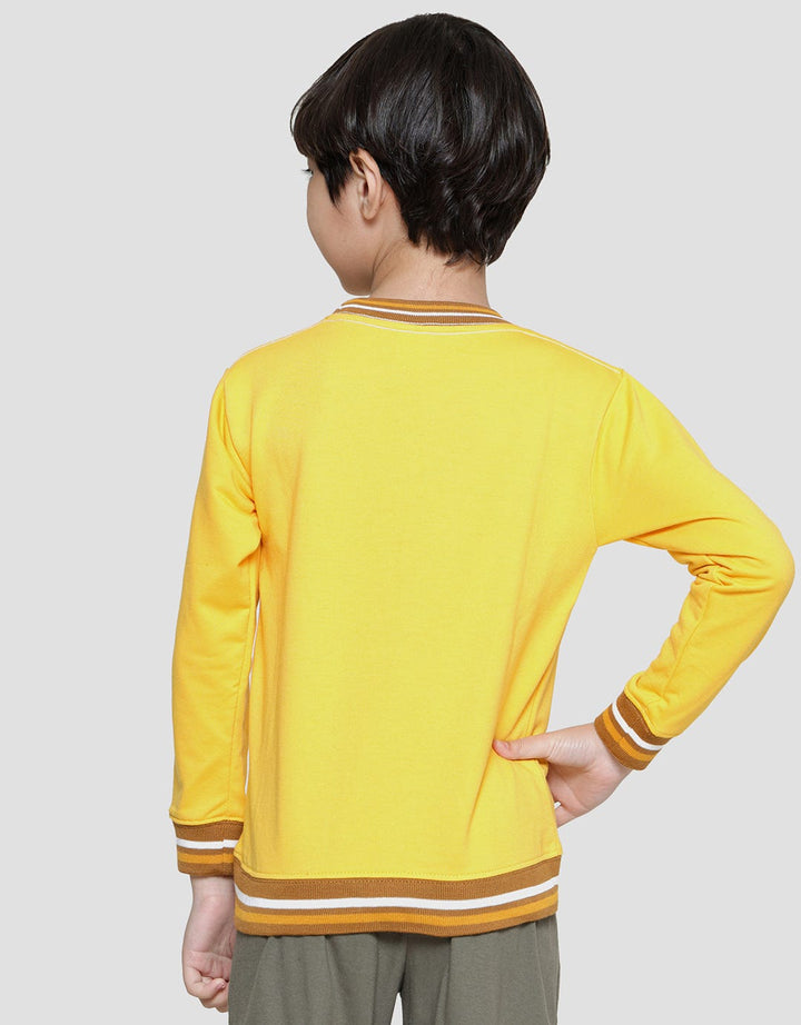 Little M Dino Mudik Handuk Sweater Anak Laki-laki