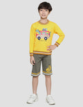 Little M Dino Mudik Handuk Sweater Anak Laki-laki