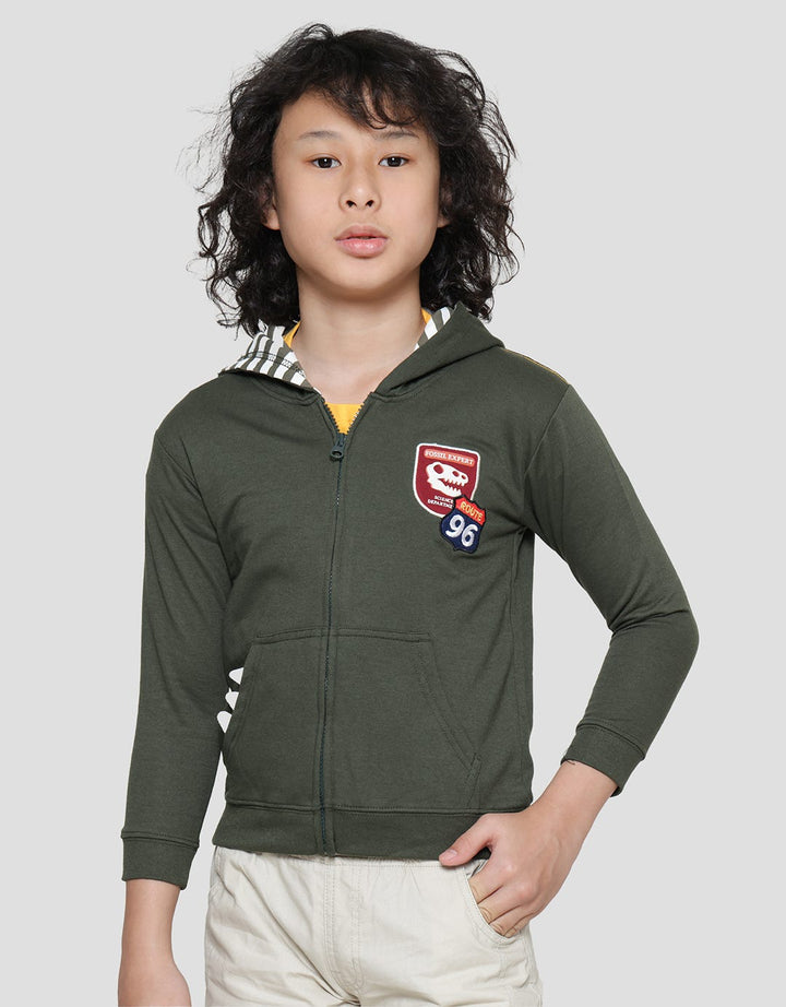 Little M Patch Graph Jaket Anak Laki-Laki