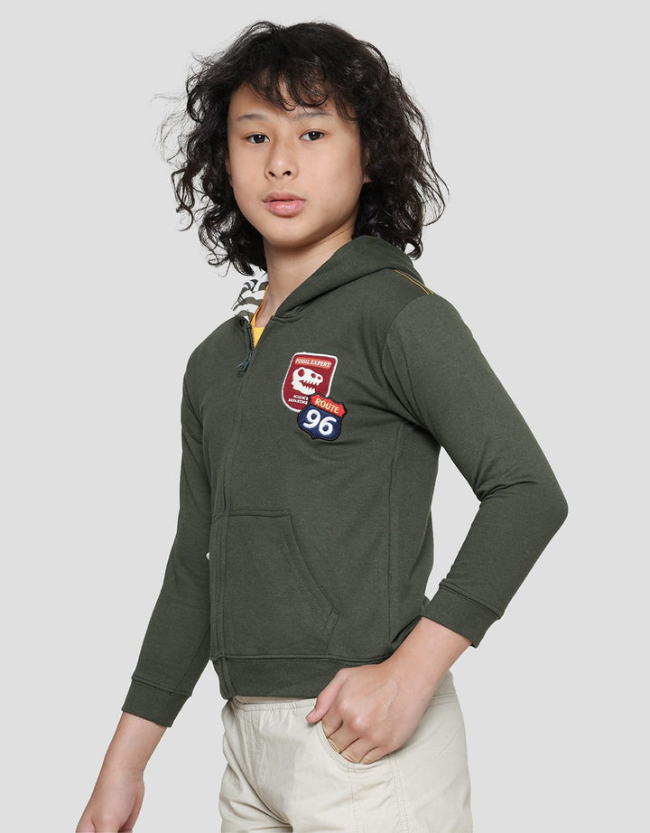Little M Patch Graph Jaket Anak Laki-Laki