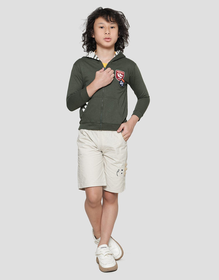 Little M Patch Graph Jaket Anak Laki-Laki