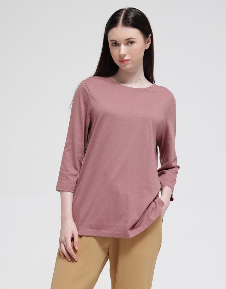 Anyday Long Sleeve Solid T-Shirt