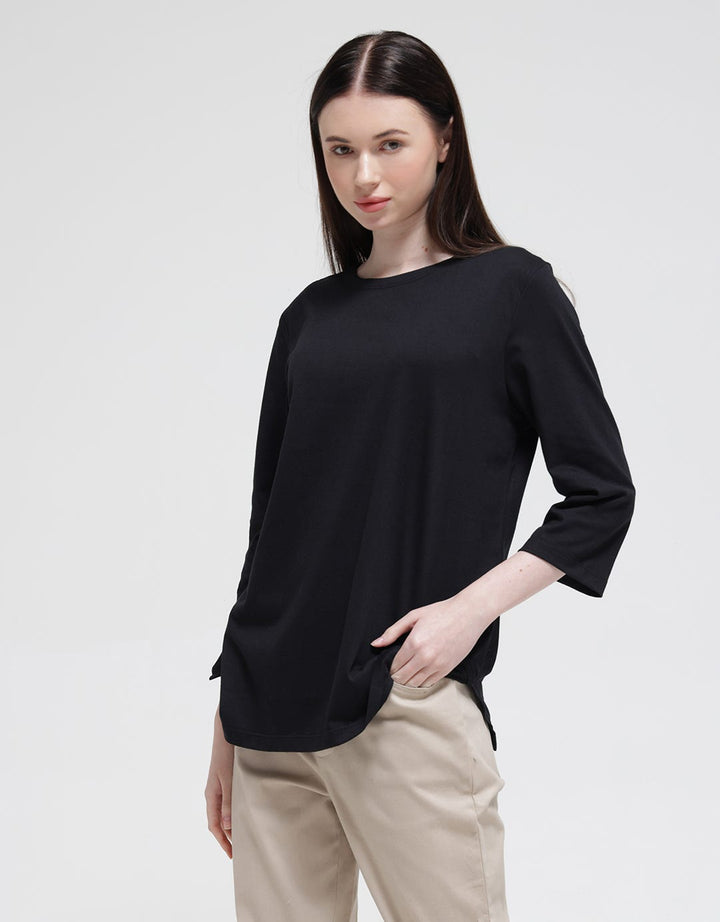 Anyday Long Sleeve Solid T-Shirt