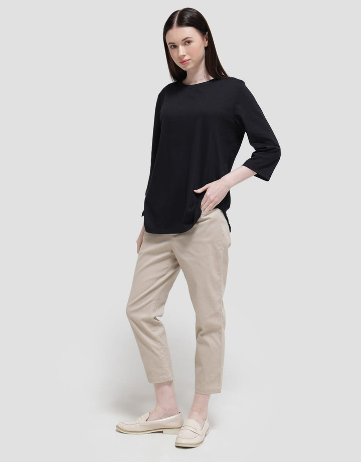 Anyday Long Sleeve Solid T-Shirt