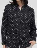 Anyday Long Sleeve Blouse With Polka Print