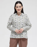 Anyday Long Sleeve Shirt With Flower Print