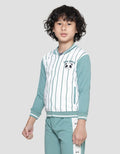 Little M Panda Jaket Terry Bomber Anak Laki-Laki