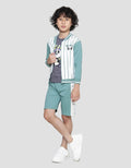 Little M Panda Jaket Terry Bomber Anak Laki-Laki