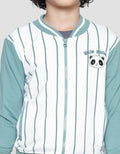 Little M Panda Jaket Terry Bomber Anak Laki-Laki