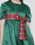 Sweet Miss Belt Pita Dress Anak Perempuan