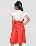 Sweet Miss Cny Burung Bunga Krah Shanghai Midi Dress Anak Perempuan