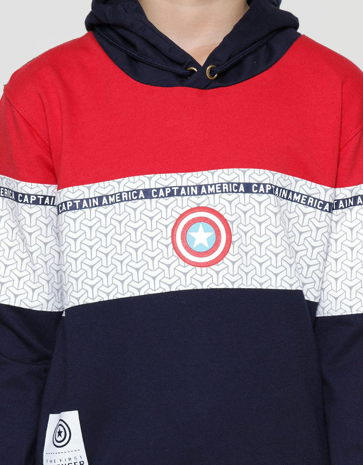 Marvel Sweatshirt Capt Amrik Cutsewn Pattern