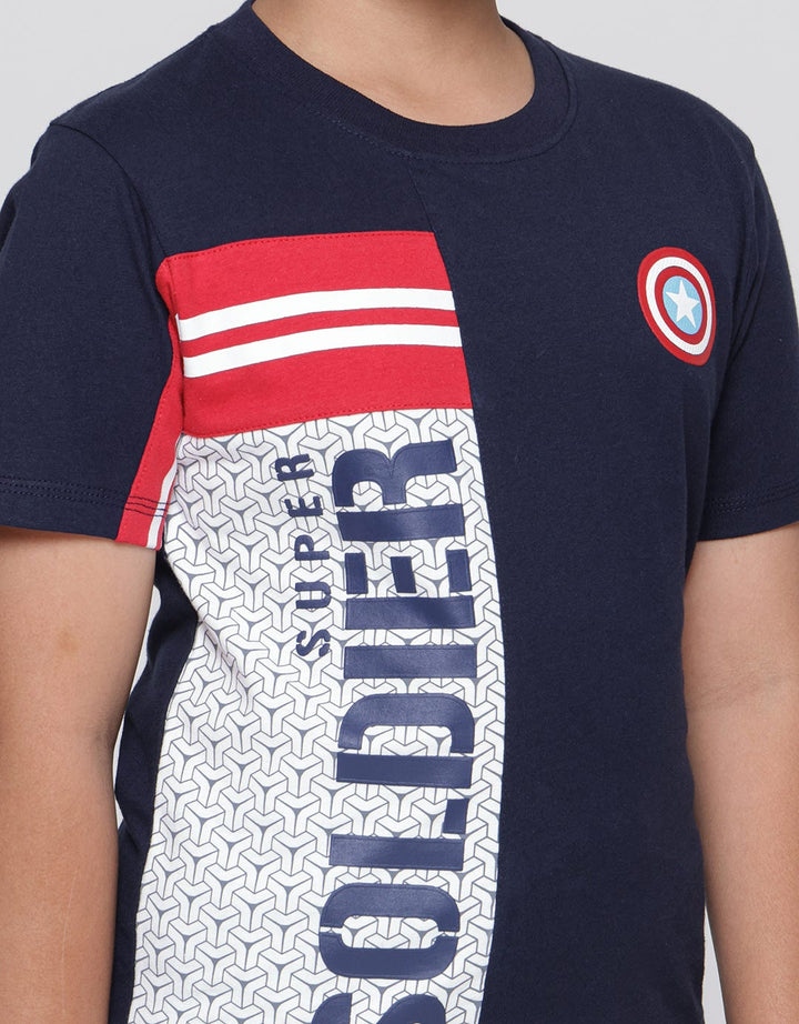 Marvel T-Shirt Avg Captain America Cutsewn Pattern