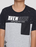 Marvel Avengers Logo Cutsewn Splash Boys T-Shirt