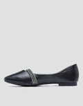 Connexion DZH Pearl Sepatu Flat Ballerina Wanita