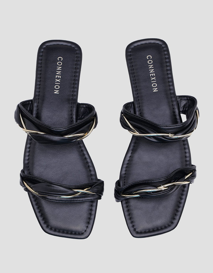 Connexion Slipper Gold Tied Slipper Women's Sandals