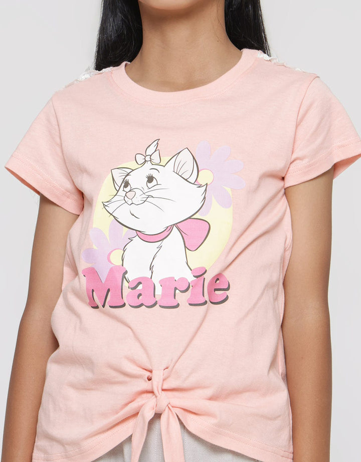 Disney Marie Lace Girls T-Shirt