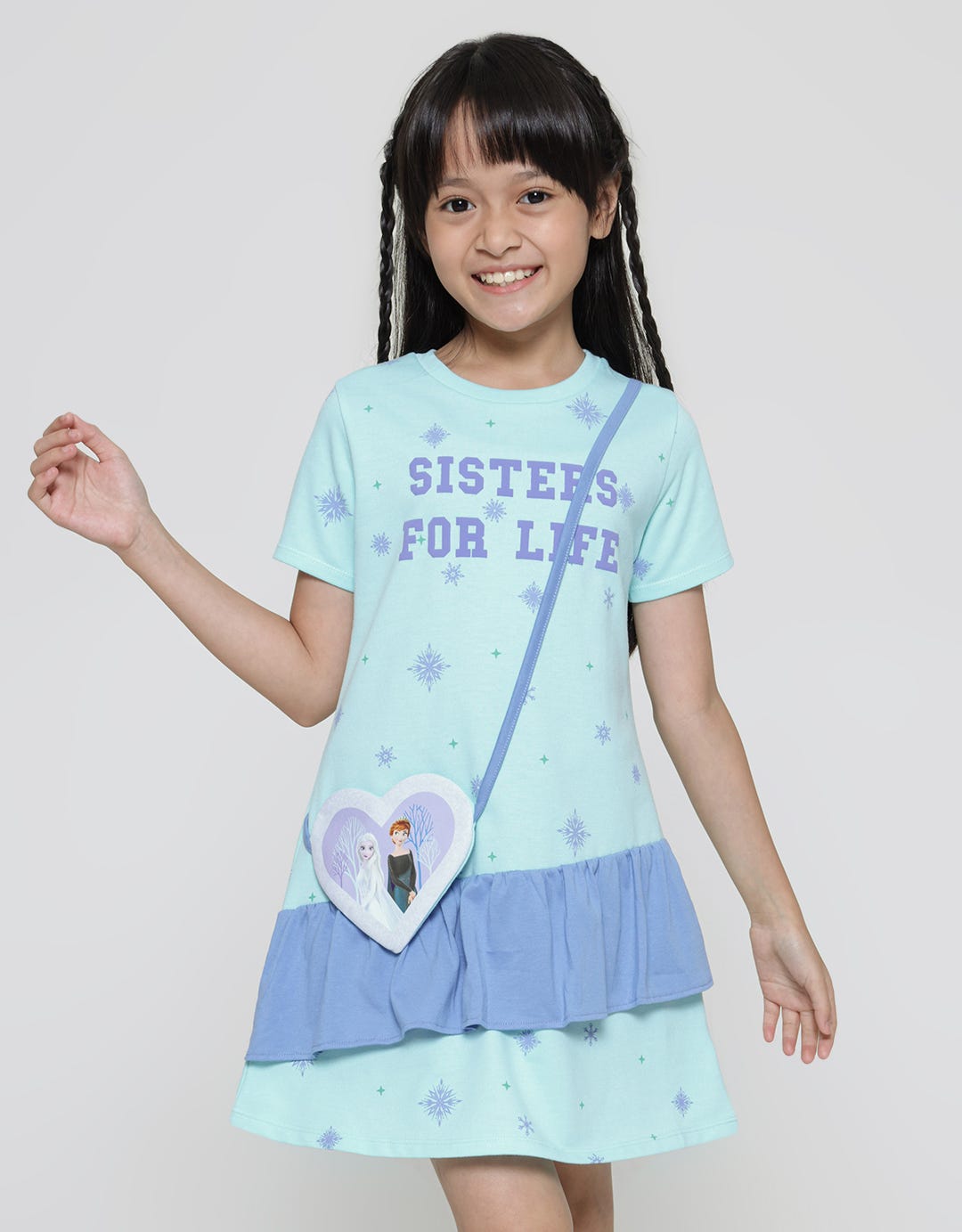 Disney Frozen Pocket Midi Dress for Girls