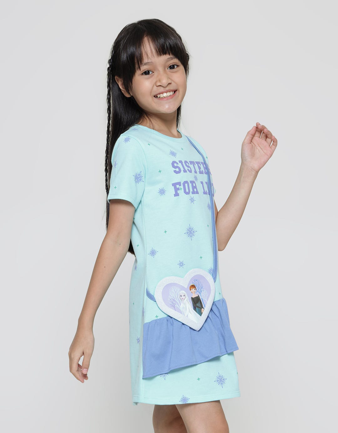 Disney Frozen Pocket Midi Dress for Girls