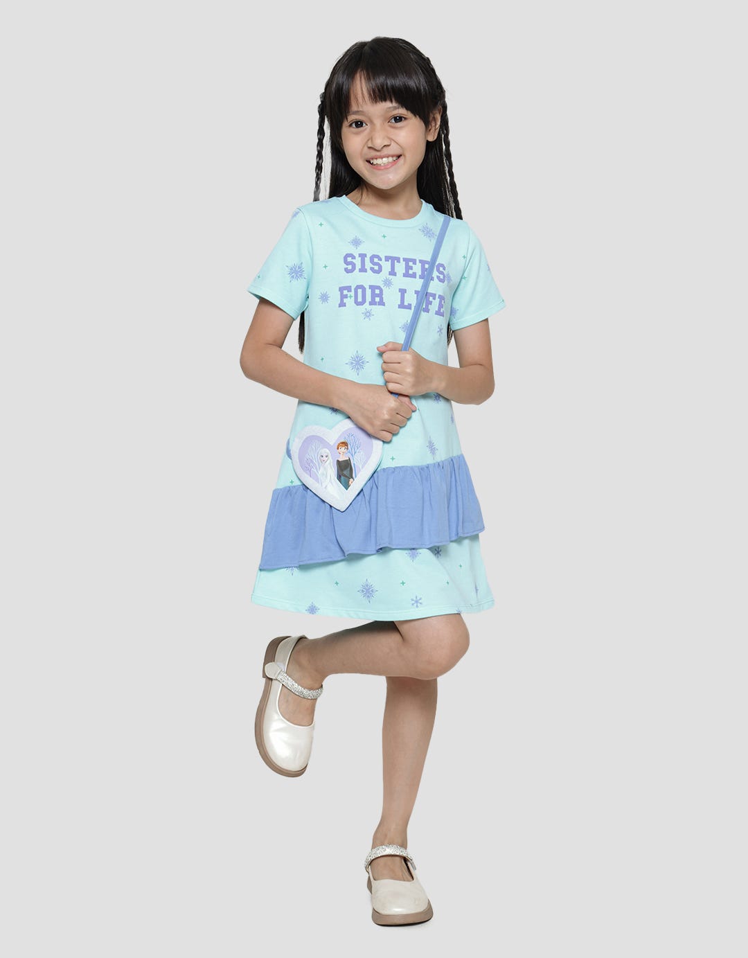 Disney Frozen Pocket Midi Dress for Girls