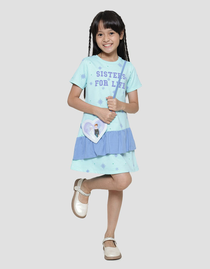 Disney Frozen Pocket Midi Dress for Girls