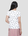 Disney Minnie Print Kaos Anak Perempuan