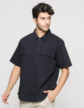 Details Short Sleeve Shirt Canvas Peach 2 Flap Pocket