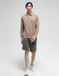 Details Sweatshirt Jumper Woven Collar Fleece