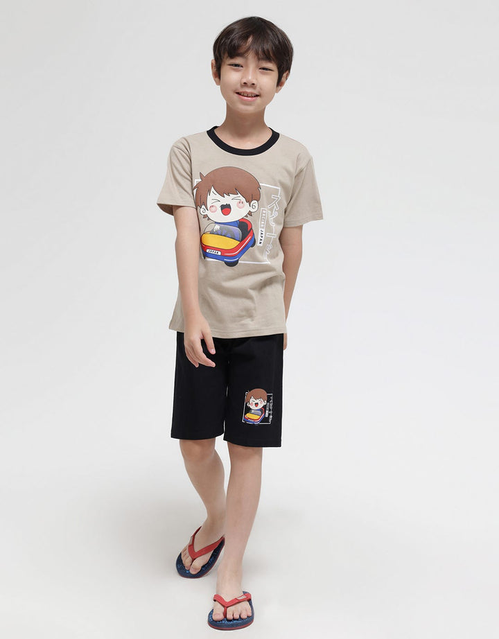 Little M Set T-Shirt Jujutsu Car