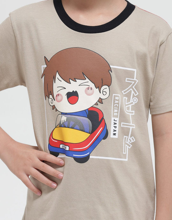 Little M Set T-Shirt Jujutsu Car