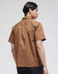 Details Solid Twill Men's Shirt