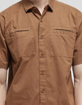 Details Solid Twill Men's Shirt