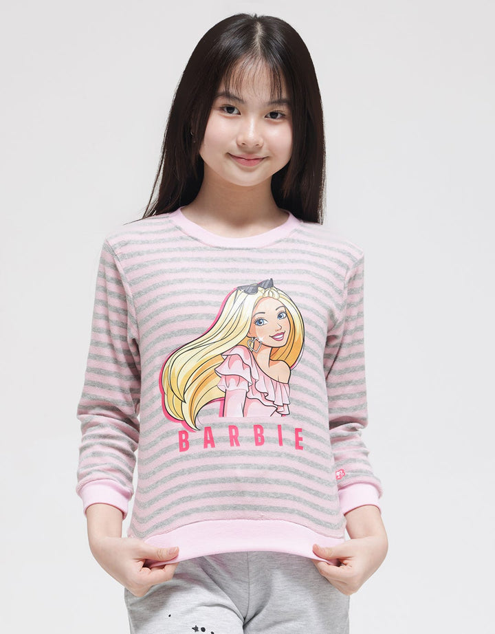 Disney Sweatshirt Stripe Barbie