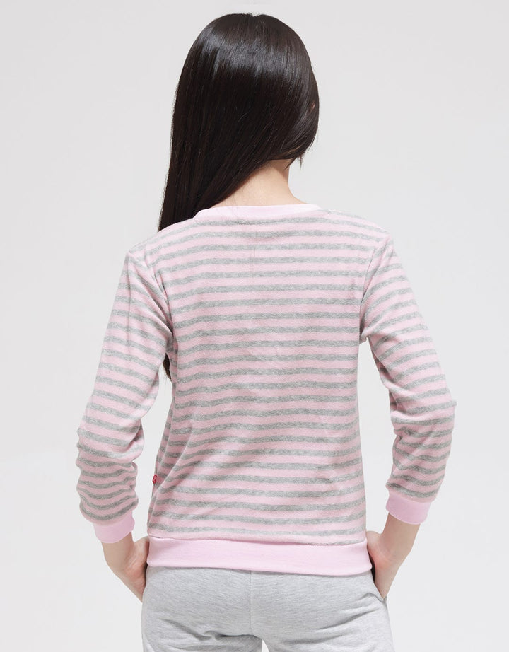 Disney Sweatshirt Stripe Barbie