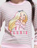 Disney Sweatshirt Stripe Barbie