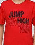 Nevada Print Jump High Kaos Lengan Pendek Anak Laki-Laki