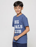 Nevada Print Big Goals Club Kaos Lengan Pendek Anak Laki-laki