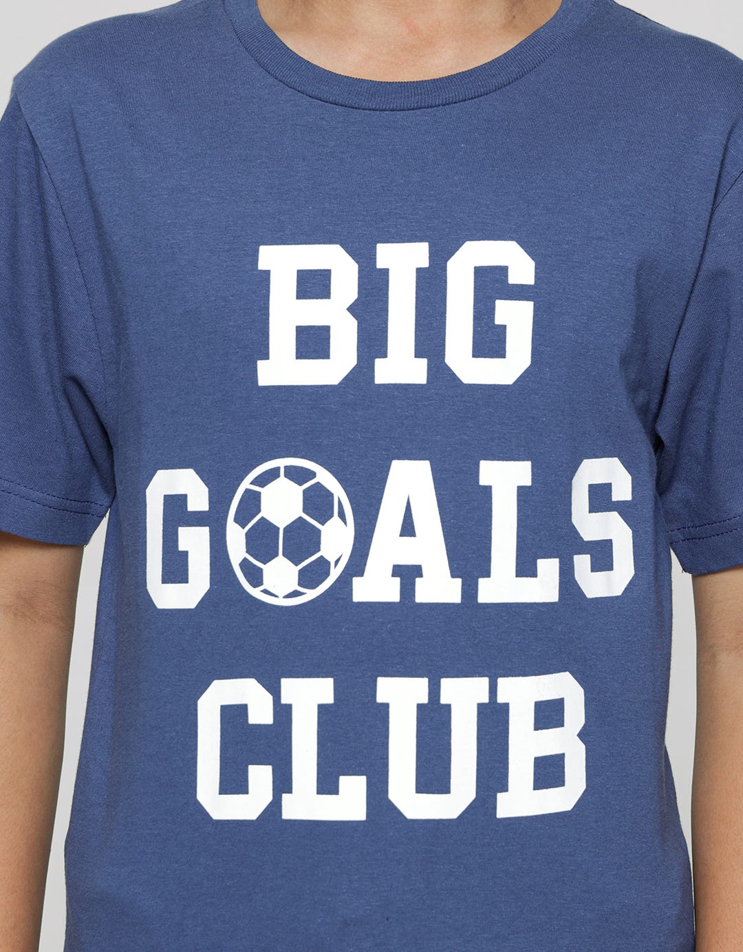 Nevada Print Big Goals Club Kaos Lengan Pendek Anak Laki-laki