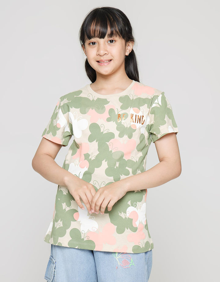 Aero Short Sleeve T-Shirt Full Print Camo Butterfly